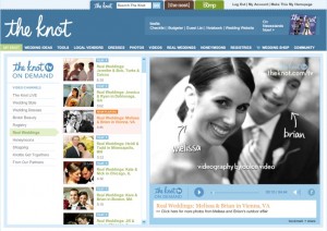 Featured in The Knot TV's "Real Weddings" - Dolce Studio Films footage has been used by The Knot TV On Demand to showcase a Real Wedding!