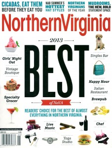 Dolce Studio Films selected as Best Videographer in Northern Virginia by Northern Virginia magazine's prestigious 2013 Best Of list; only one company selected from each category.