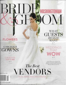 Dolce included in Washingtonian Bride & Groom's 'Best Of' List for Summer/Fall 2015