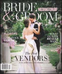 Dolce one of DC's 'Best Videographers' in Washingtonian Bride & Groom's Summer/Fall 2015 issue